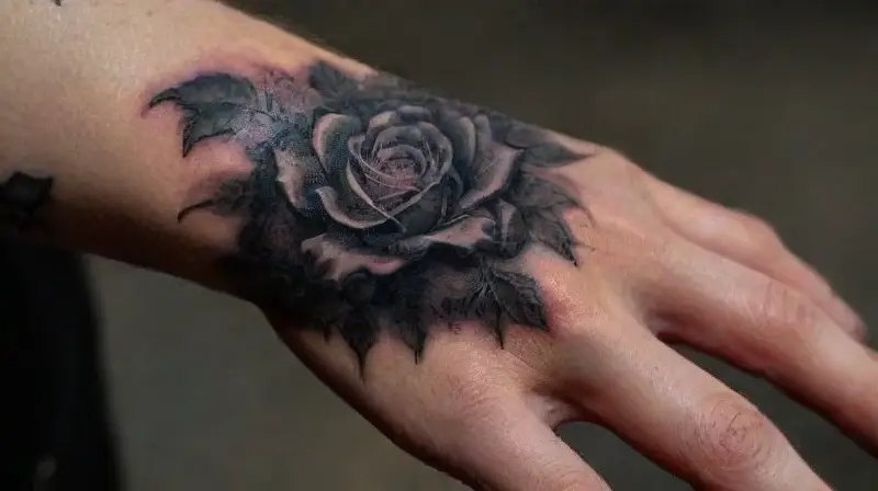 Detailed Gothic tattoos with realistic, layered artistry