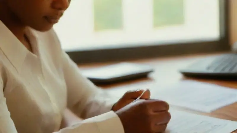 Person works on digital certification renewal