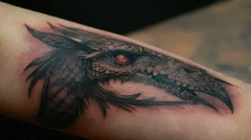 Realistic mythic and horror tattoo artwork