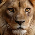 Realistic lion tattoo on forearm