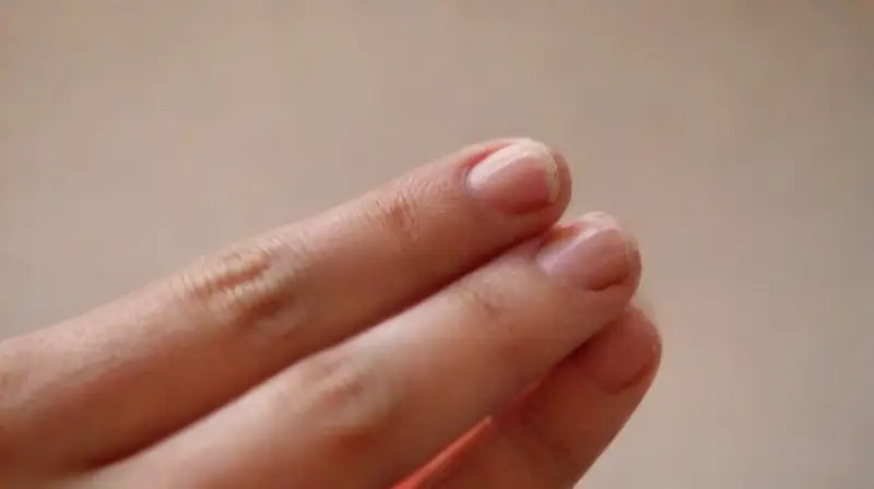 Close-up of a natural, detailed hand