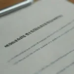 Close-up of hand holding certification document