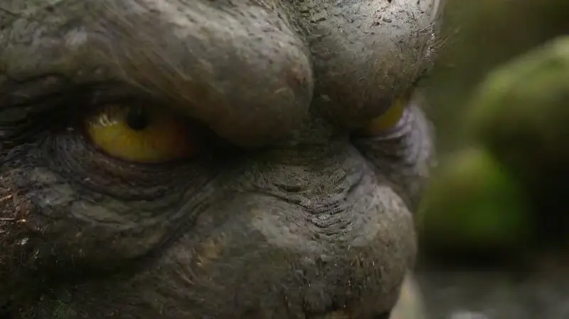 Mythical creature with detailed, realistic features