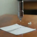 Close-up of sterilized tattoo equipment