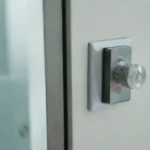 Sterilizer door with detailed lab surroundings