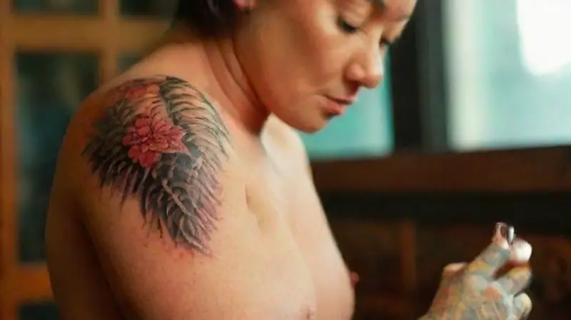 Artistic tattooing with intricate cultural designs