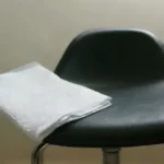 Clean tattoo station with tools and disinfectants