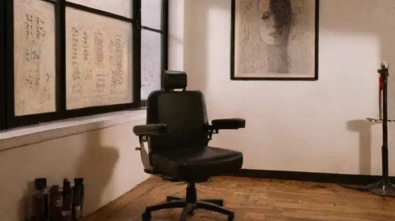 Bright, clean tattoo studio emphasizing safety